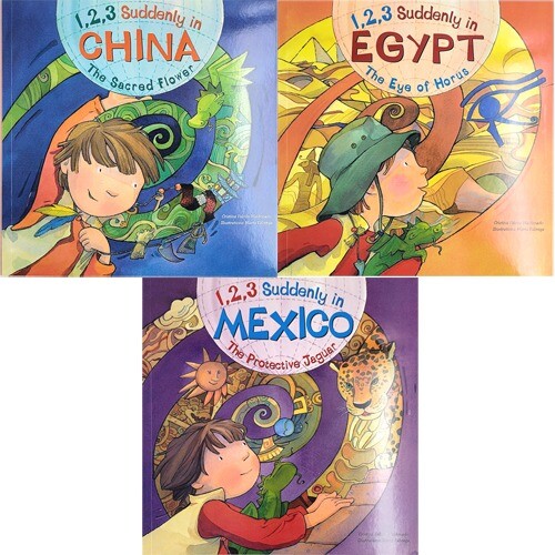 [오늘출발] AR 4점대 1 2 3 Suddenly in... (3종택1) 중국 이집트 멕시코 세계여행 AR도서 역사 논픽션 영어책 원서