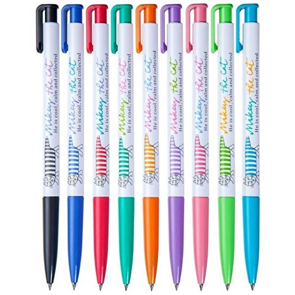 브이와이 VCK864Q1 캐릭터 유성볼펜 소모품(옵 0.5mm 12개입1타