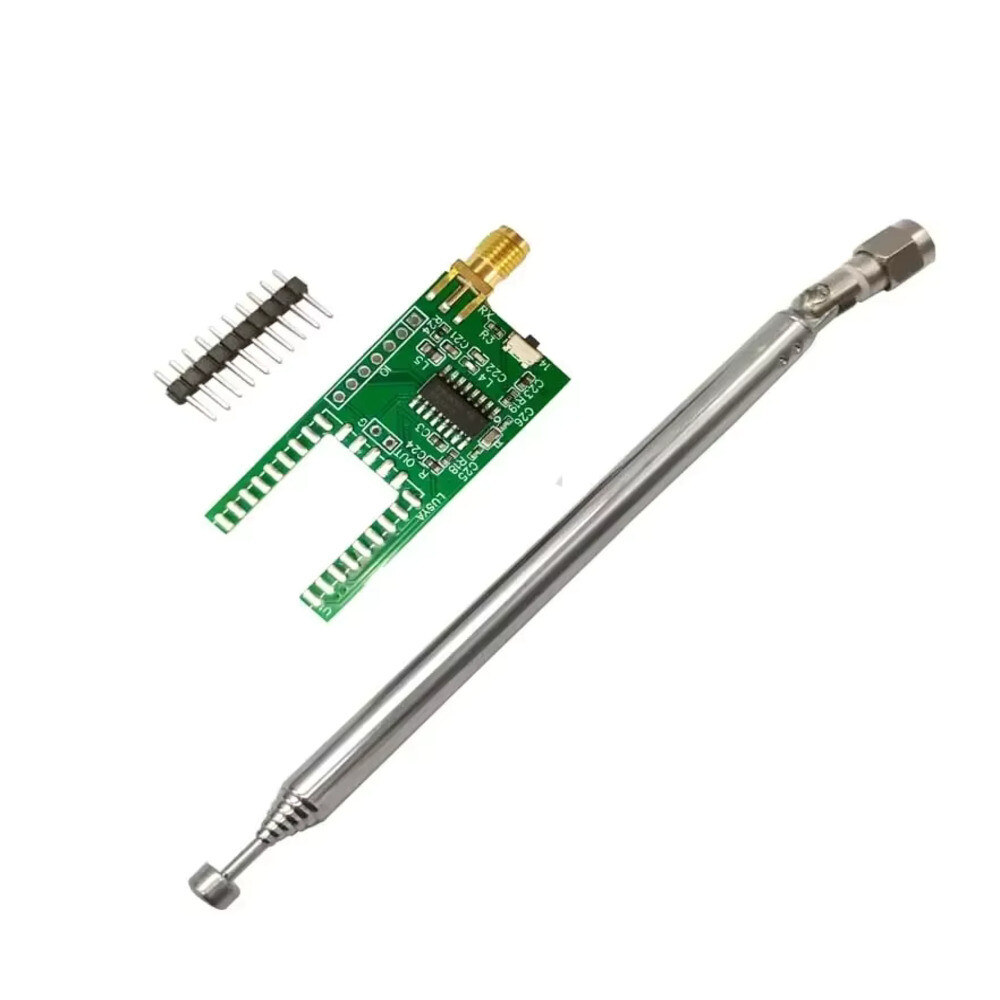 [해외] 밴드 라디오 리시버 모듈 SI4732 FM AM SSB 아두이노 GitHub rp2040-zero 브라켓 USB 오디오 rx 안드로이