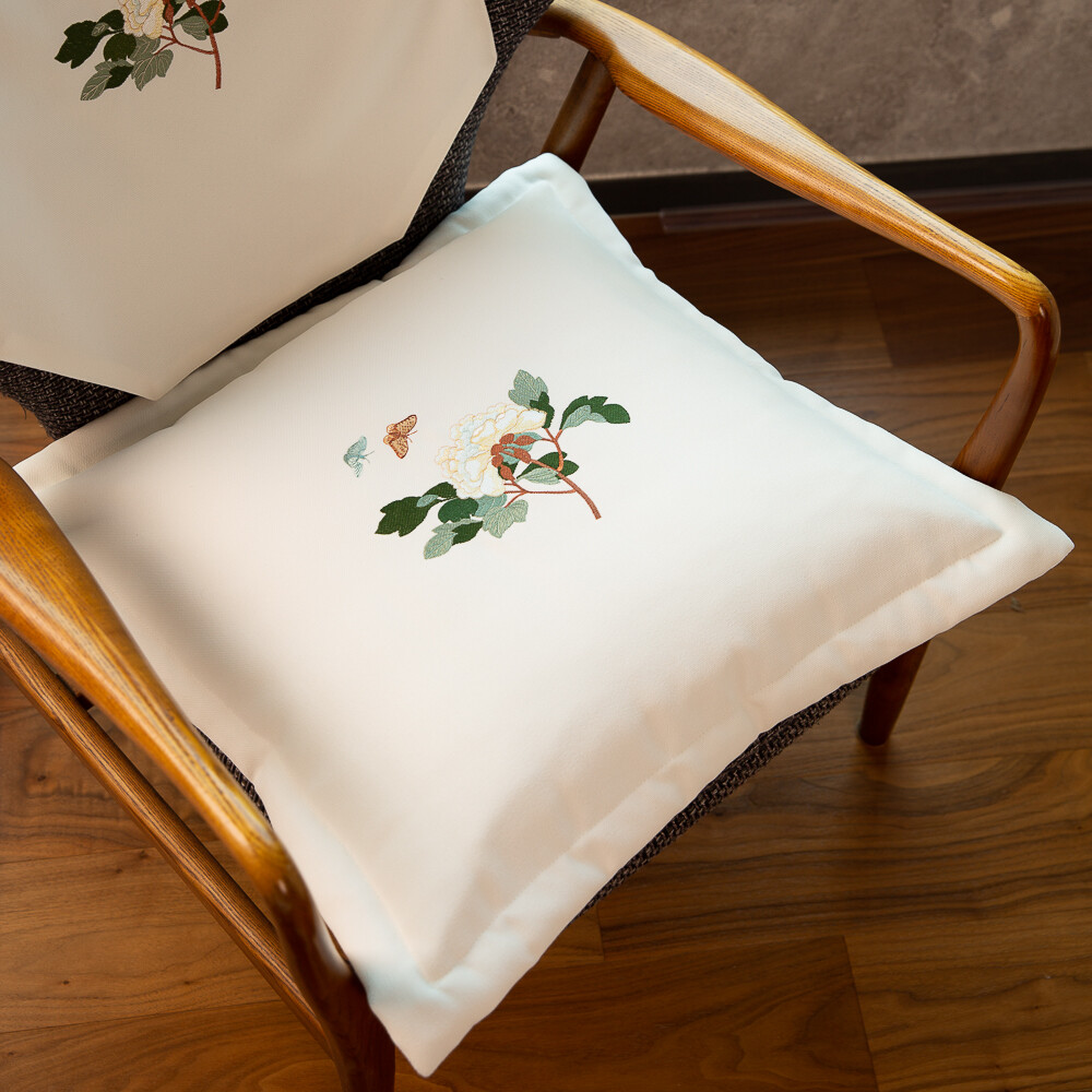 부전나비와 목단 50날개형 방석커버