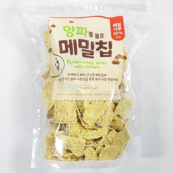 싱싱푸드 양파를 품은 메밀칩 160g x 8개 버큇칩 무료배송