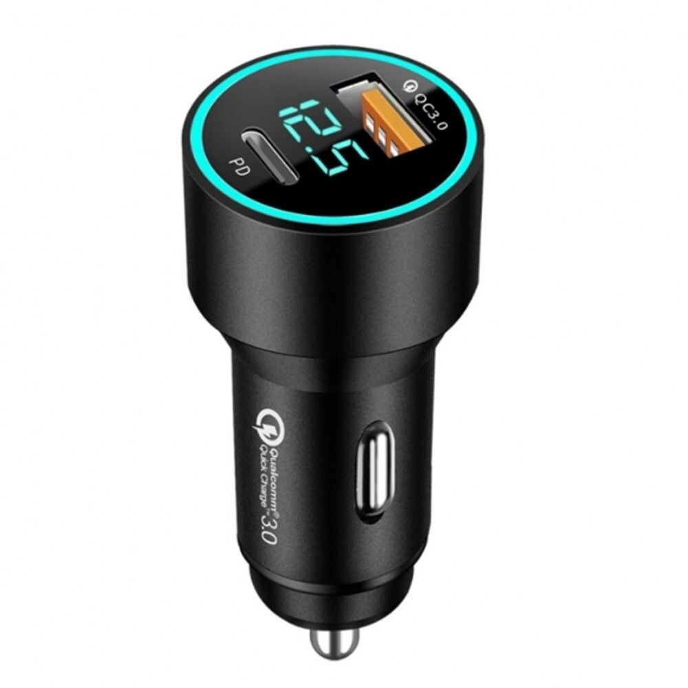 차량용 QC3.0 PD 고속충전 시거잭 S-1(블랙)/자동차/충전/시가잭/충전잭/USB/포트/타입/충전기/스마트폰