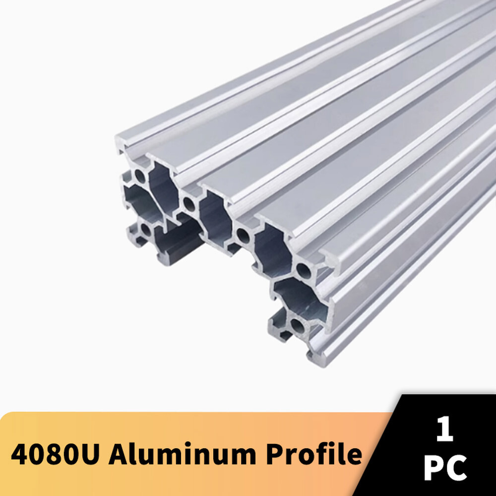 [오늘출발]4080U V 슬롯 알루미늄 압출 표준 한국 표준 표준 실버 길이 100 1050MM 기계 DIY 브래킷 파이프라인 프레