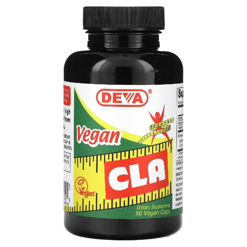 데바 비건 CLA 홍화씨 오일 공액리놀레산 체지방감소 770mg 베지 캡슐 90정