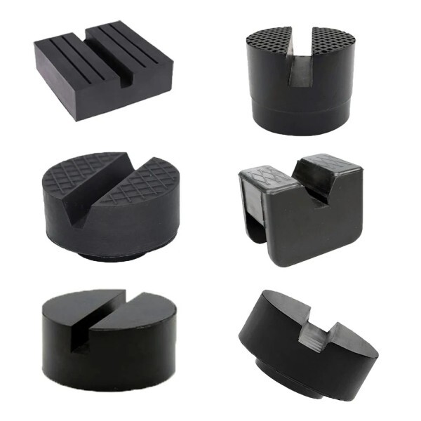 [오늘출발] 범용 자동차 리프트 잭 스탠드 고무 패드 바닥 슬롯 프레임 보호대 어댑터 도구