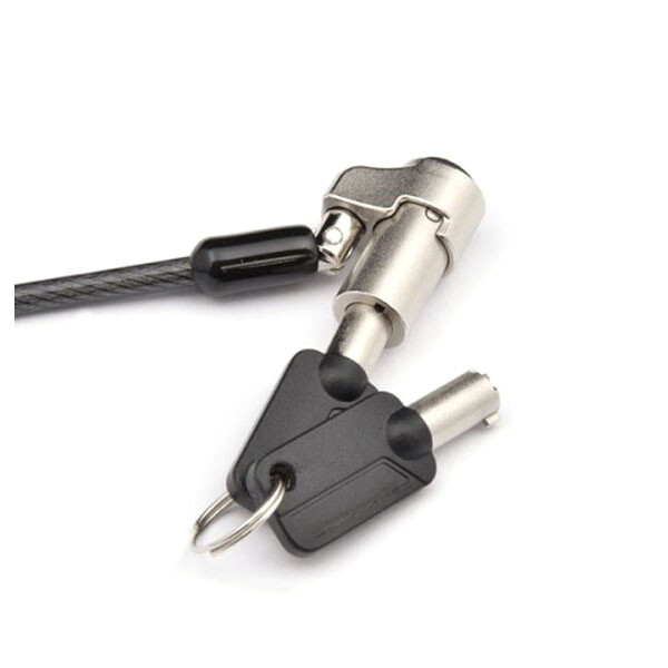 [오늘출발] 무료 노블 슬롯용 노트북 잠금장치 Noble Wedge slot 전용 열쇠형 도난방지 케이블 노트킹 NOTELOCK-NOBLE