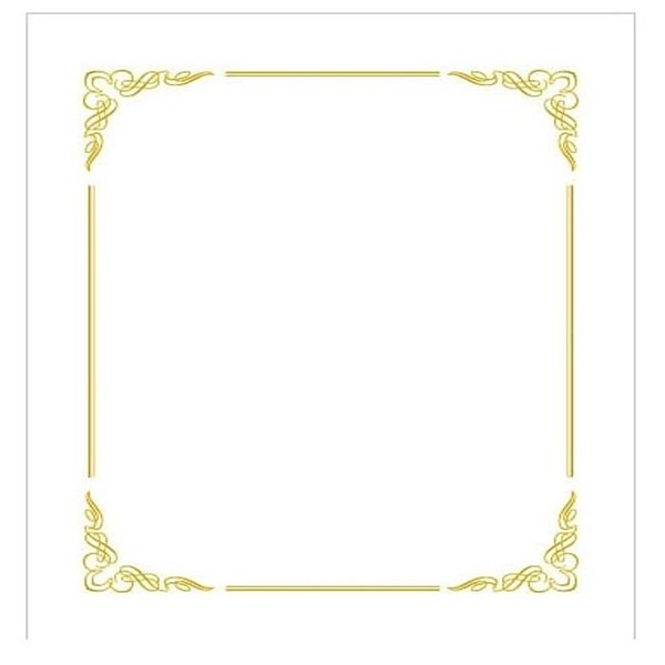 ME23P5RO_52CK상장용지 금박 G뭉게구름 - 100매 44272