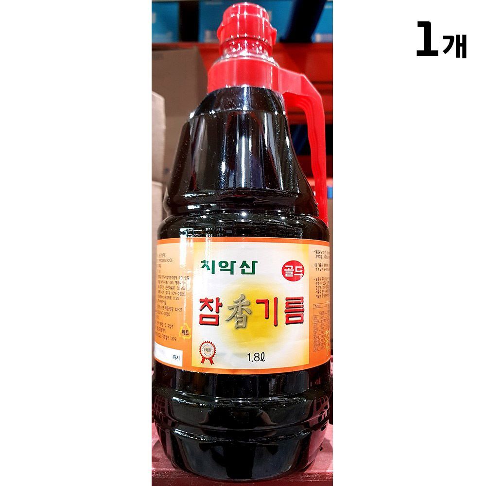 치악산 시골 선물 업소용 고소한 시장 맛있는 방앗간 참 향기름 A골드 1.8L 1개