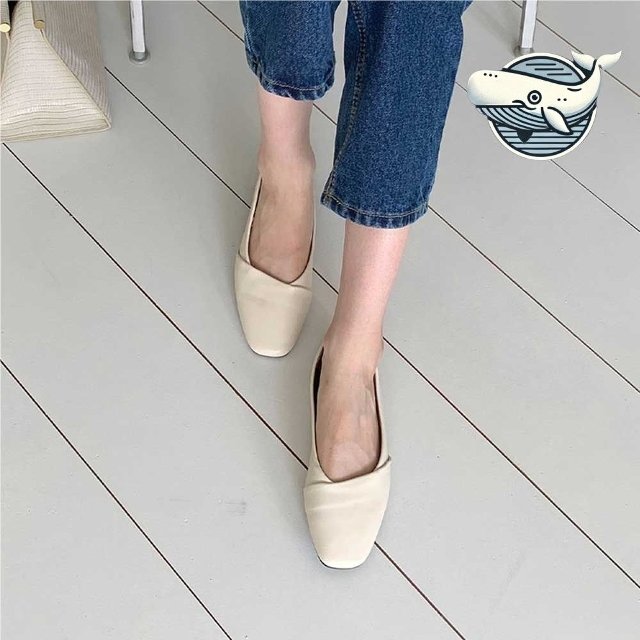 심플 모던 데일리 플랫슈즈 우아한 베이지 (WFH2VQF)