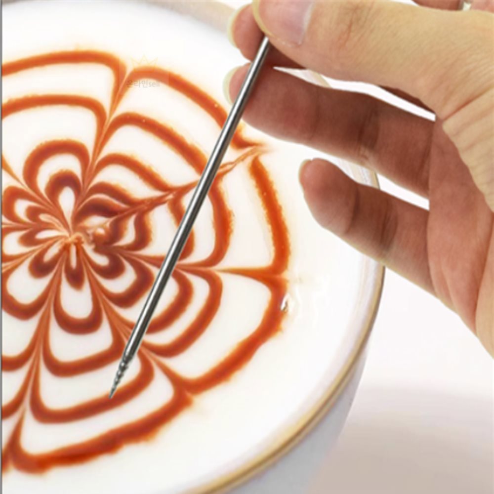 [오늘출발] 온라인셀러 라떼아트 전용펜 커피도구 커피용품 모양내기 초보자용