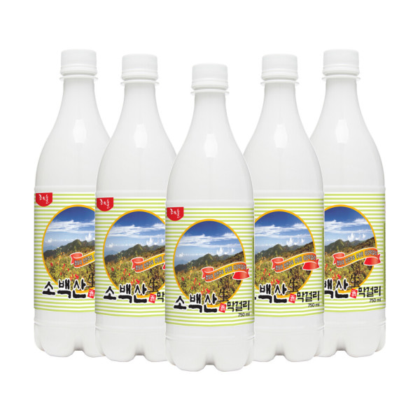 [오늘출발] 용두산조은술 용두산 조은술 소백산막걸리 6도 750ml x5병 청와대 만찬주