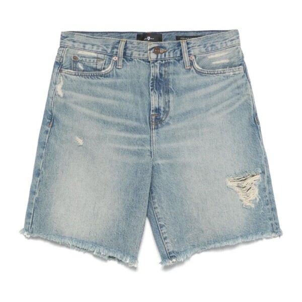 세븐 포 올 맨카인드 세븐포올맨카인드 코퍼 LOLA 디스트레스 프레이드 헴 쇼츠 7U0