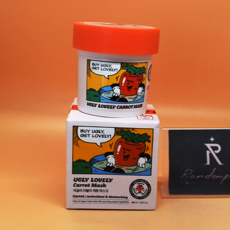 [오늘출발] LG생활건강 어글리러블리 광채 보습 캐롯 마스크 100mL 도매수출가능