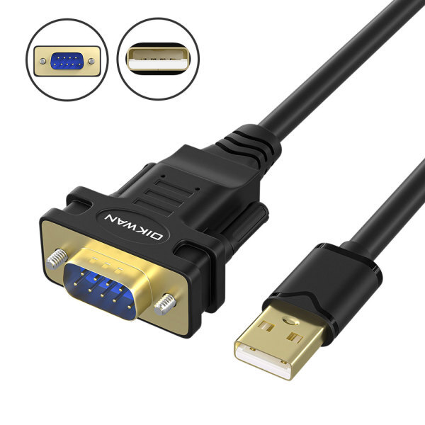 [오늘출발] USB TO DB9핀 M/F RS232 시리얼 케이블1.8M(FTDI정품 FT232RL+ZT213칩셋 사용) 대량 주문제작 가능