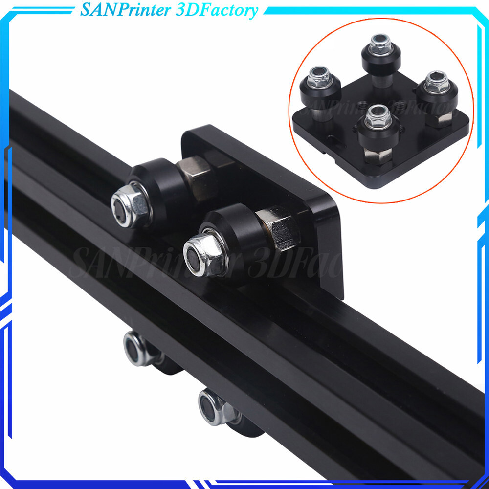 [오늘출발] 알루미늄 프로파일 세트 플레이트 3D 부품 특수 룰렛 슬라이드 1SET 플랫 미니 프린터 갠트리 슬롯 소스