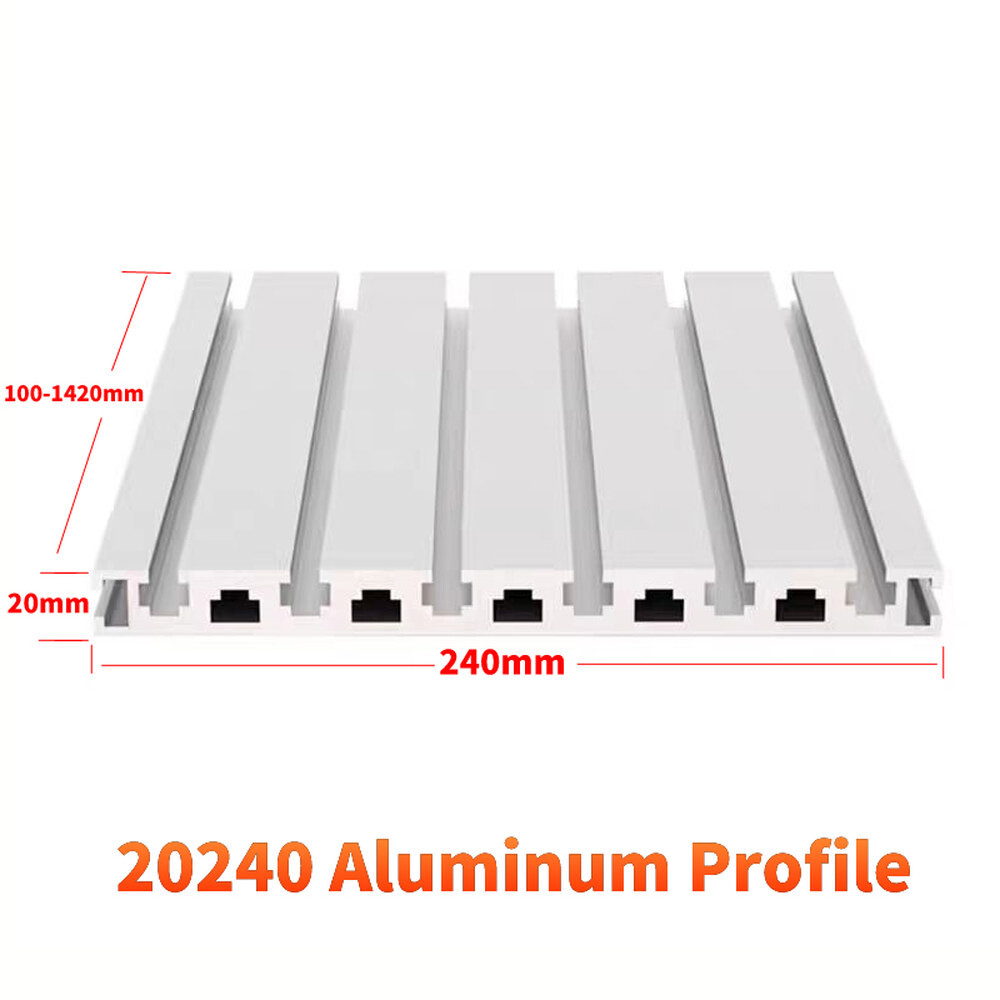 [오늘출발] 부품 기계 패널 20X240MM 500MM 300MM CNC 프로파일 알루미늄 길이 조각 100MM 1200MM 슬롯 1000MM 20240