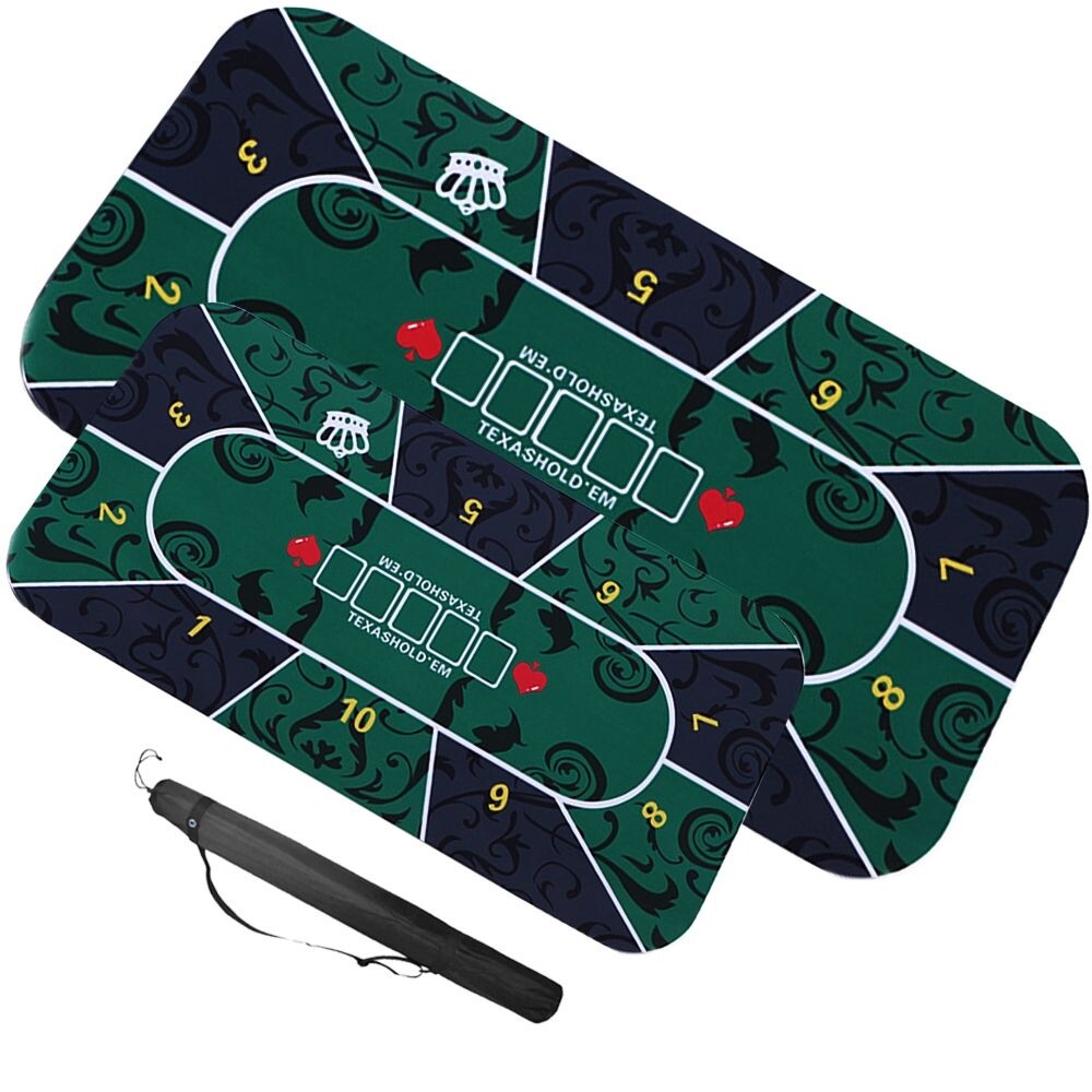 홀덤 매트 보드게임 테이블 180x90/세트/포커/플레잉/카드/카지노/게임/게임용/놀이/놀이용/마카오/바카라