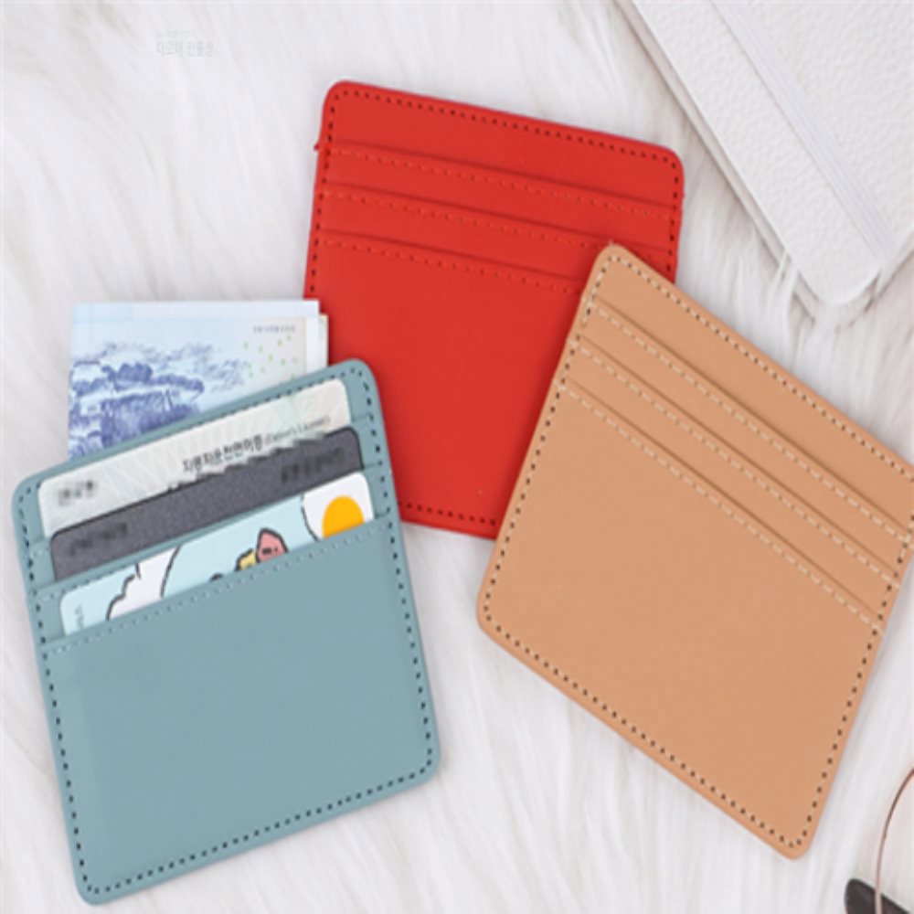 [오늘출발]다모아만물상 3단 컬러 카드지갑 고등학생카드지갑 반지갑 카드슬롯 학생카드지갑
