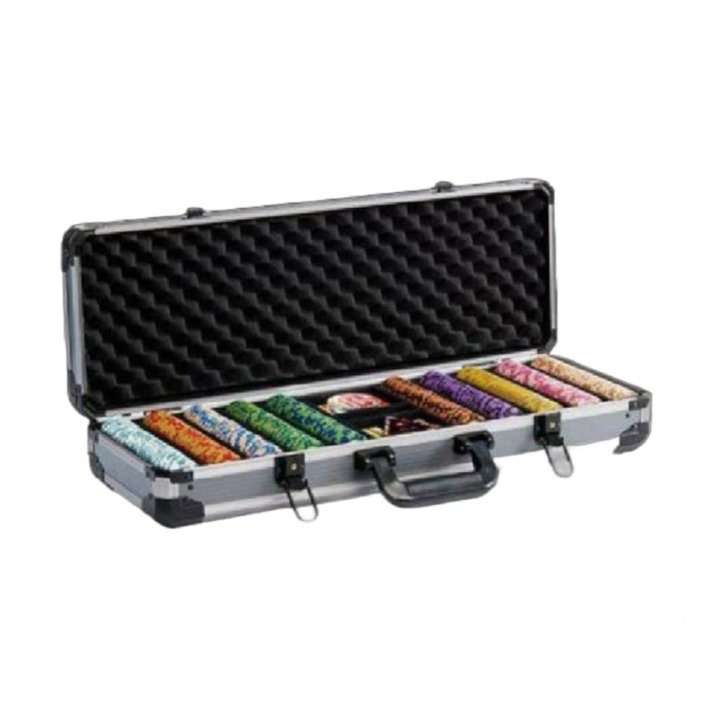 카지노포커칩 텍사스 파티용 휴대용 5. 500칩 표준 박스 6~10인