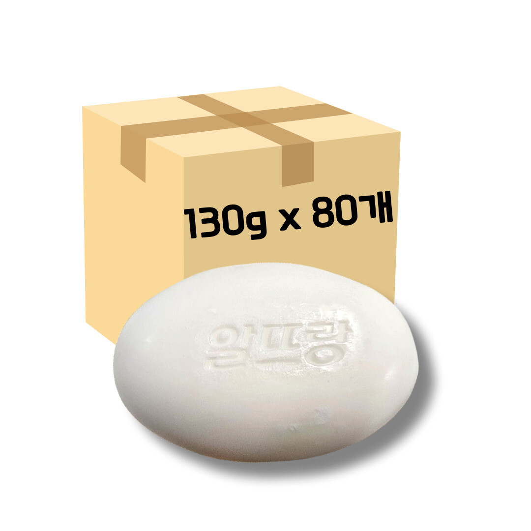 알뜨랑 알뜨랑 화이트 80개 대용량 업소용 세수비누