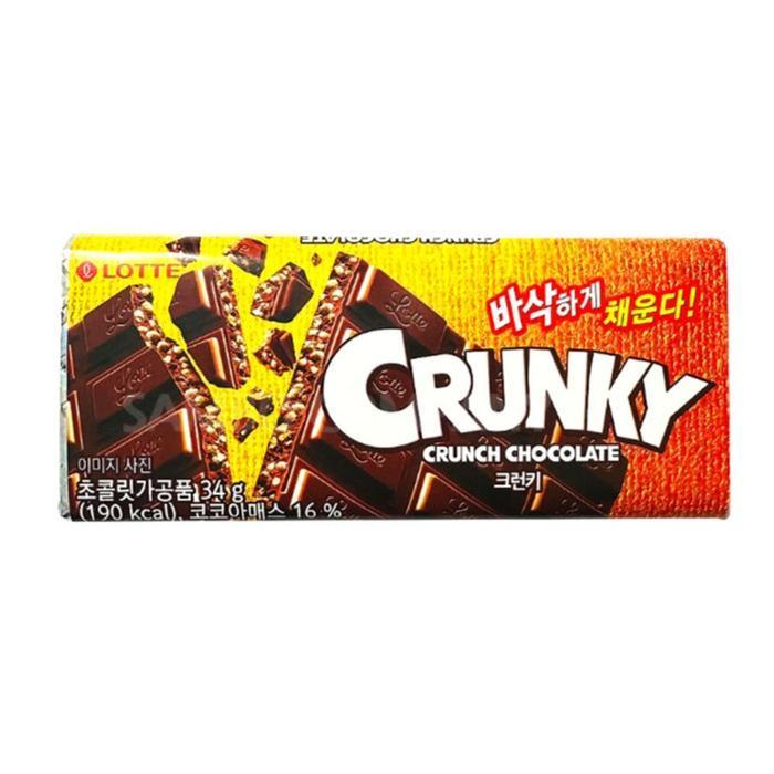 JHQS5OB1_52EF롯데 심플 크런키 데일리 초콜릿(1개) 6Ys