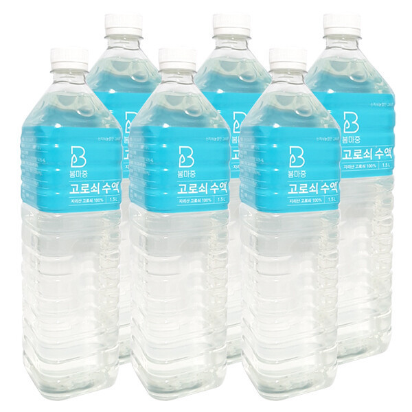 지리산 하동 고로쇠수액 1.5L x 6병 고로쇠물 2026년 채취