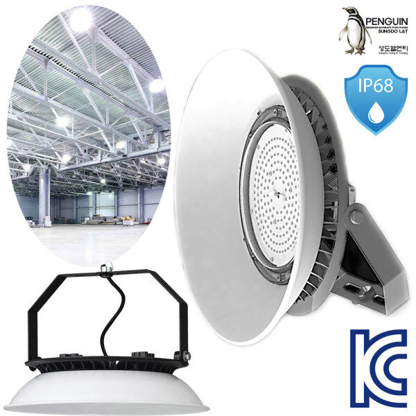 [오늘출발] 국산 woori 산업용 LED조명 200W (23000루멘) AC/DC 공장등 창고등