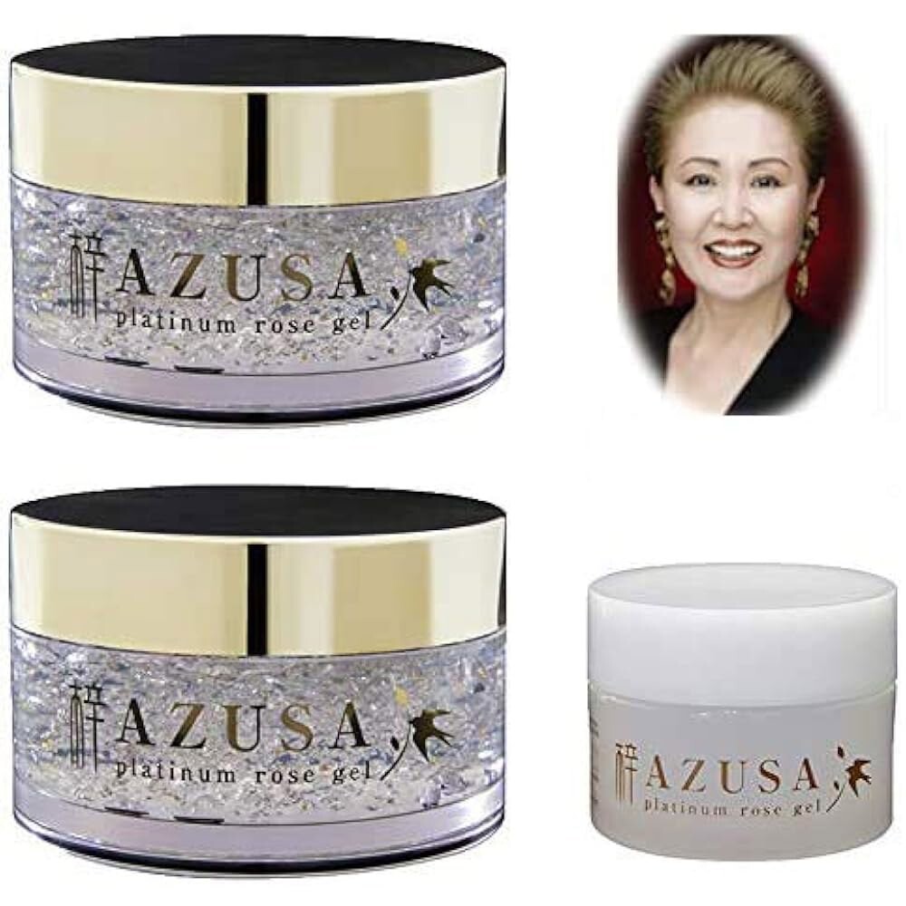 아즈사 플래티넘 로즈 젤 골든 리치 7.1온스 200g x 2 + 1.1온스 30g TV 통신 주문 세트