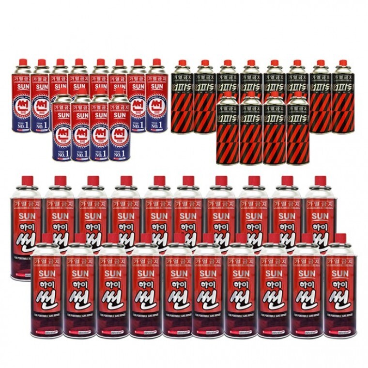 하이썬 썬연료 썬파워 부탄가스 20개 버너 캠핑 휴대용