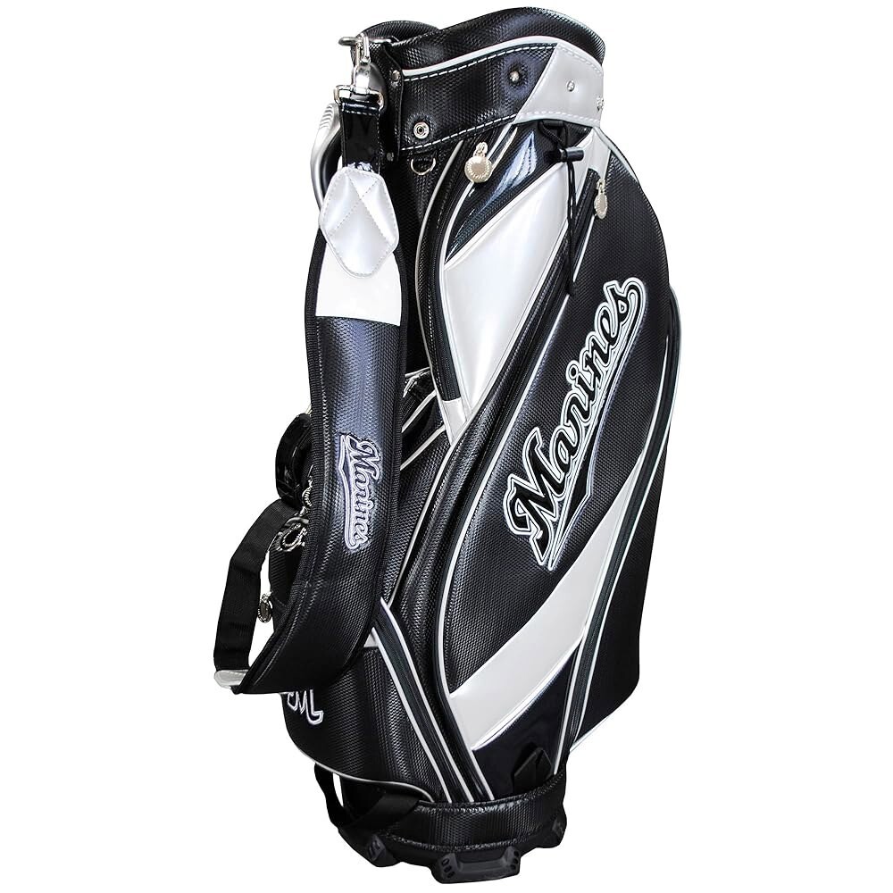 LEZAX LMCB 2449 치바 롯데 마린스 9.5형 캐디백 블랙