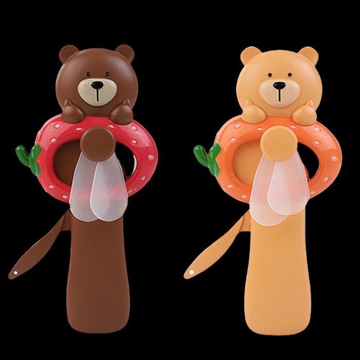 자광 큐티베트렌어 미니선풍기 휴대용 자가발전 손선풍기