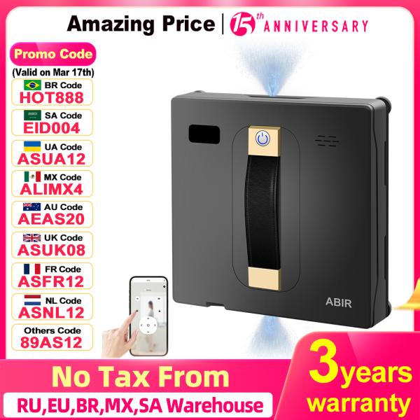 창문청소기로봇유리클리너가정용자동청소기 프로모션 코드 KR1008로봇 창 클리너 ABIR WD8 듀얼 워터 스