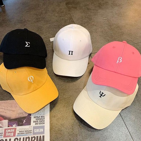 그리스 알파고급벳 남녀공용 자수 볼캡 야구모자 챙모자