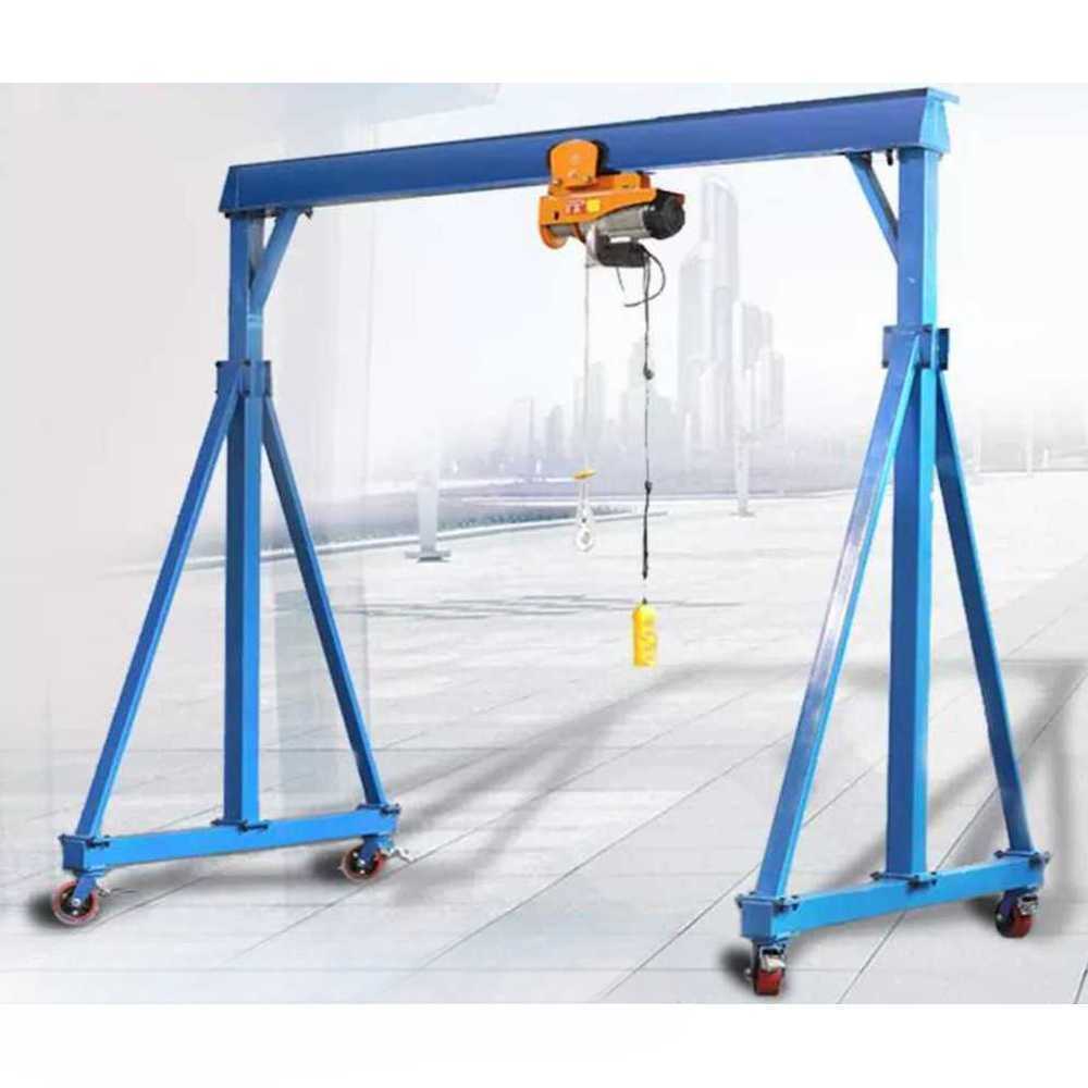 [해외] 갠트리 크레인 1톤 운임포함 기중기 전용 리프팅 체인블럭 이동식 겐트리 행거 이동 수동 화물 빔 리프트
