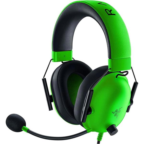 Razer 블랙샤크 V2 X 게임용 헤드셋 7.1 서라운드 사운드 PC PS4 PS5 스위치 Xbox 모바일 3.5mm 오디오 잭