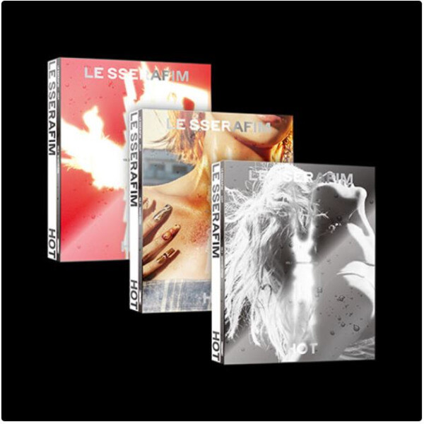 [오늘출발] [중고] [중고]개봉앨범 포카 없음 / 르세라핌 (LE SSERAFIM) - 5th Mini Album HOT 레드 버전 무료배송