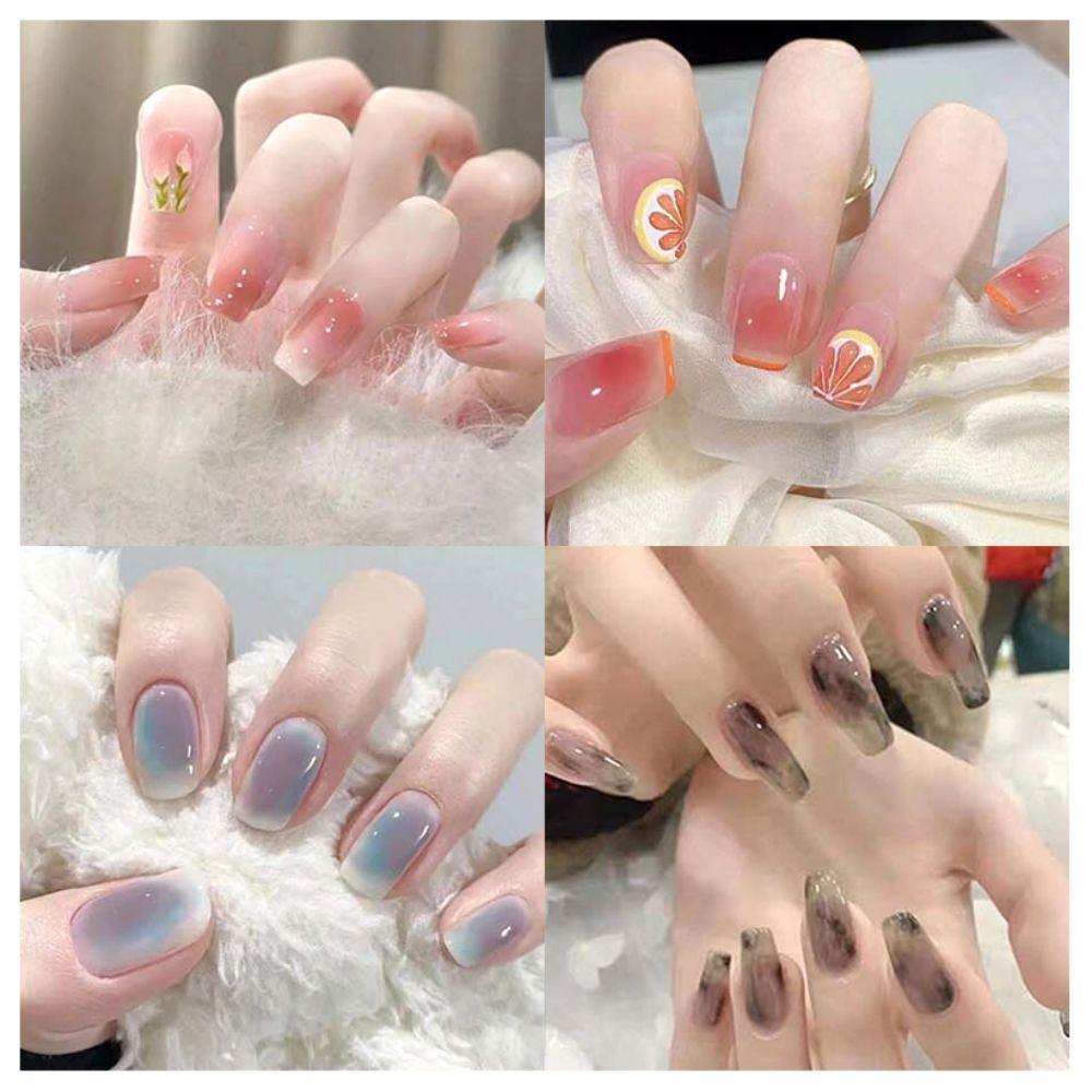 [오늘출발] 학생 56종 모음 붙이는 네일 스티커 네일팁 카페 피시방 음식점 알바 초등학생 중학생 고등학생 대학생