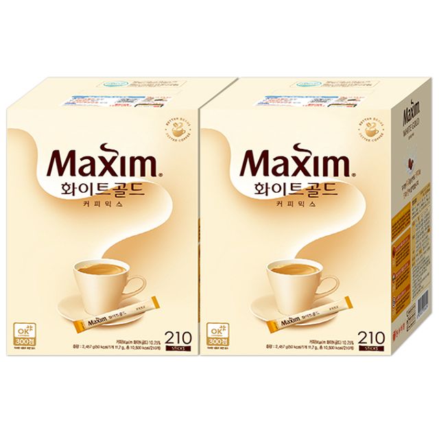 동서 맥심 화이트골드 커피믹스 420T(210T+210T)