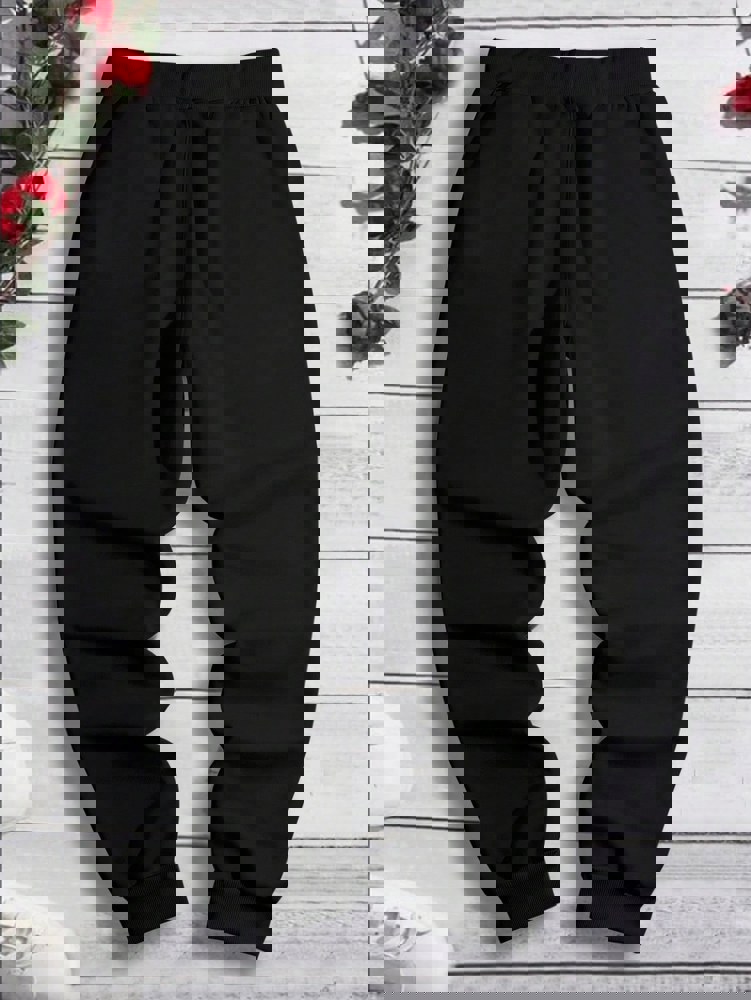 [오늘출발] 캐주얼 스포츠 가을 문자 뜨거운 허리 남성 판매 DRAWSTRING 드래곤과 일본어 2024 바지 패턴 3XL 겨울