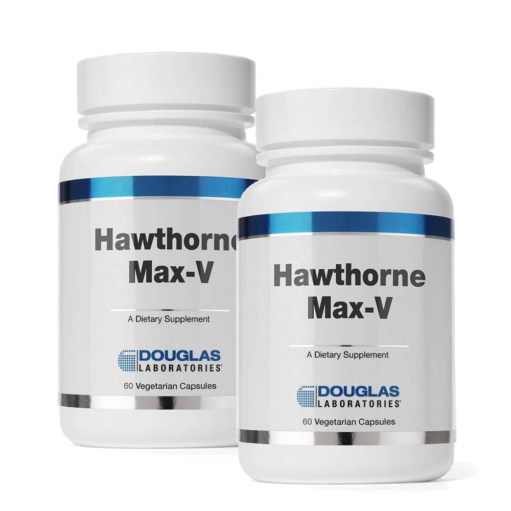 더글라스랩 호손 맥스-V 호손베리 추출물 캡슐 60정 2개 Douglas Laboratories Hawthorne Max-V