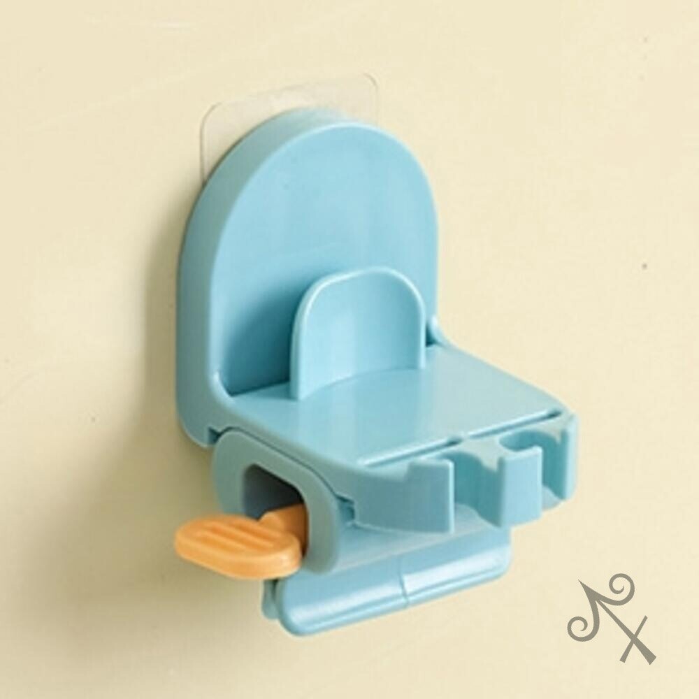 [오늘출발]캔캔토토 3IN1 부착식 칫솔홀더 치약짜개 블루 귀여운칫솔꽂이 면도기걸이 칫솔거치대 튜브짜개