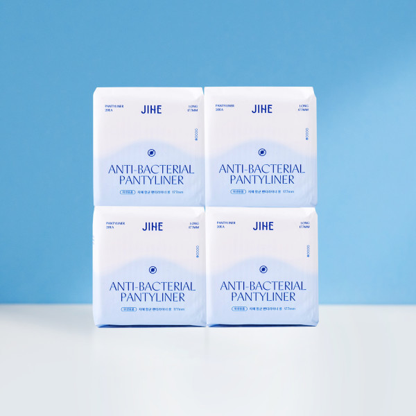 어라운드바디 4/6팩 JIHE 지혜 항균 팬티라이너 롱