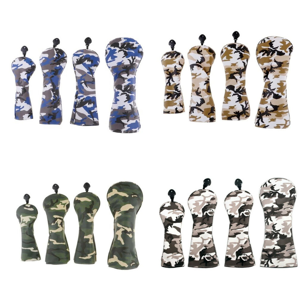 방수 PU 가죽 건조 말린 버 DR 페어웨이 FW UT 하이브리드 헤드 커버 전 4 색 심플 우드 CBA007 골프 세올