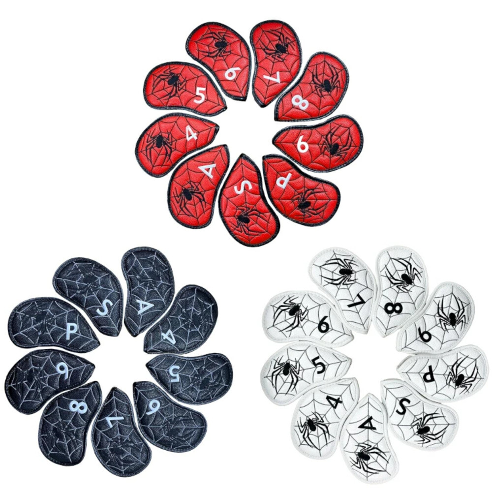 고급 PU 가죽 언 헤드 커버 스파이더 거미 3 색 경품 대회 CBA014 골프 세올리