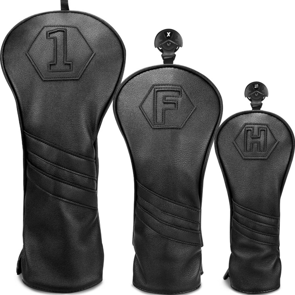 [해외] Craftsman 골프 헤드 커버 우드 세트 건조 말린 버 페어웨이 용 블랙 단품 CRAFTSMAN SPort 포트S GOODS