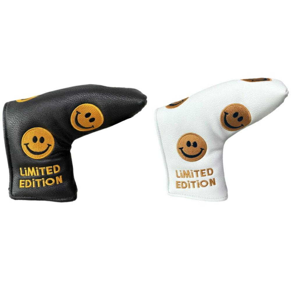 방수 PU 가죽 스마일 블레이드 핀 퍼터 헤드 커버 스코티 카메론 오디세이에 경품 경쟁 CBA011 골프 세올리