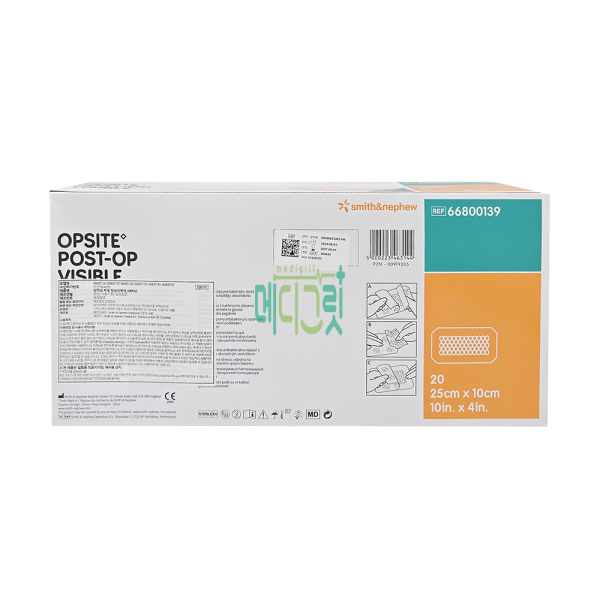 [오늘출발] 오피사이트 포스트오피 비저블 25cm x 10cm 20매입 / 66800139  OPSITE Post-OP Visible 벌집 반창고