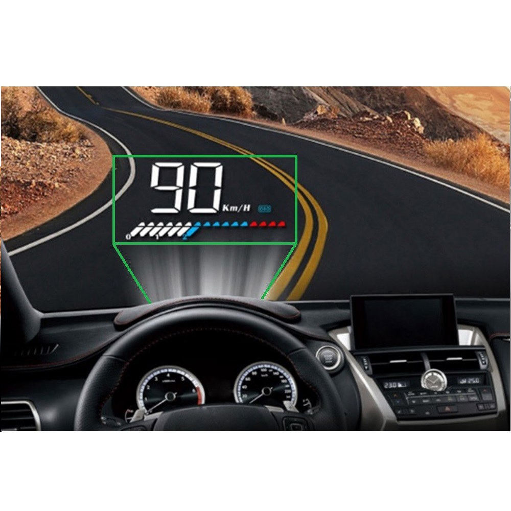 [오늘출발]유리창 현대 차 신형 속도계 베르나 헤드업디스플레이 속도표시