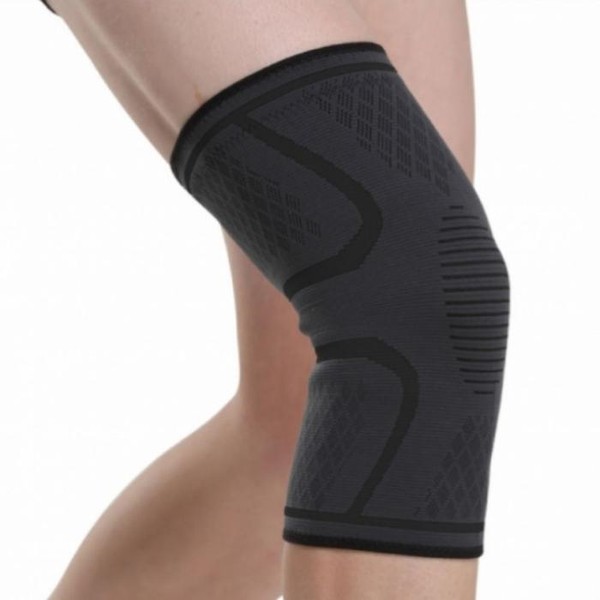 MENK447R_53DO관절보호 스포츠 무릎보호대 블랙 2p세트M