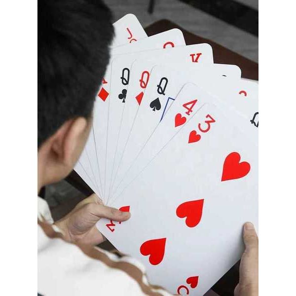 초빅사이즈 포커 홀덤카드 보드게임 카지노 28CM 빅포커